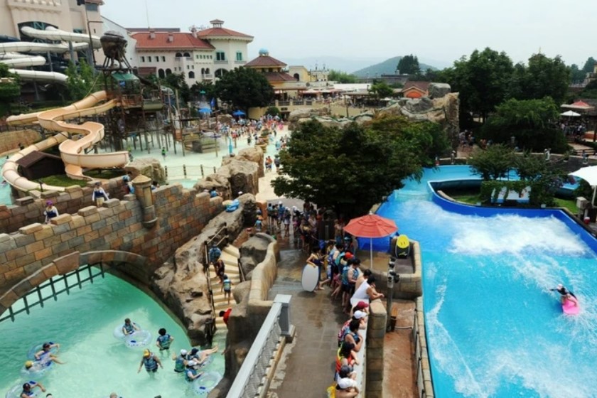 Caribbean Bay parque acuático en Corea del Sur