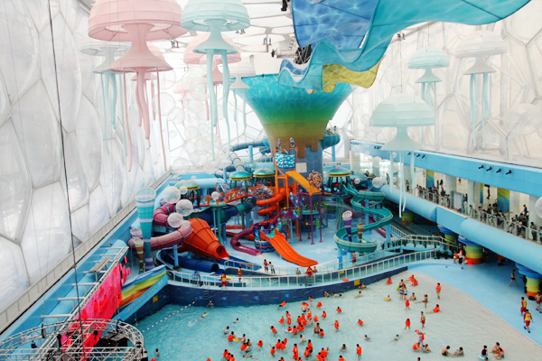 Water Cube parque acuático en China